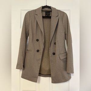 Dynamite Houndstooth Pattern Blazer